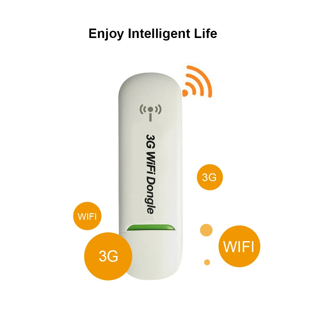 WiFi USB ключ беспроводной WCDMA модем мини 3G Hotspot мобильный роутер с слотом для SIM карты