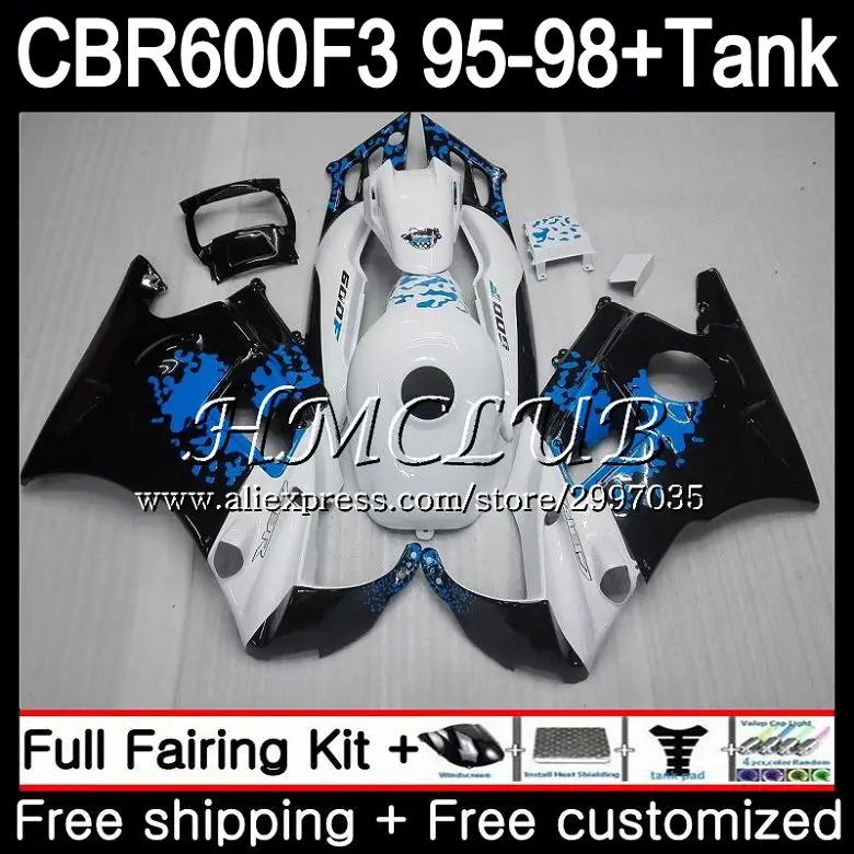 Graffiti blue+Tank For HONDA CBR600FS CBR 600F3 1995 1996 1997 1998 75HC.12 CBR 600 F3 FS CBR600F3 CBR600 F3 95 96 97 98 Fairing
Graffiti blue+Tank For HONDA CBR600FS CBR 600F3 1995 1996 1997 1998 75HC.12 CBR 600 F3 FS CBR600F3 CBR600 F3 95 96 97 98 Fairing