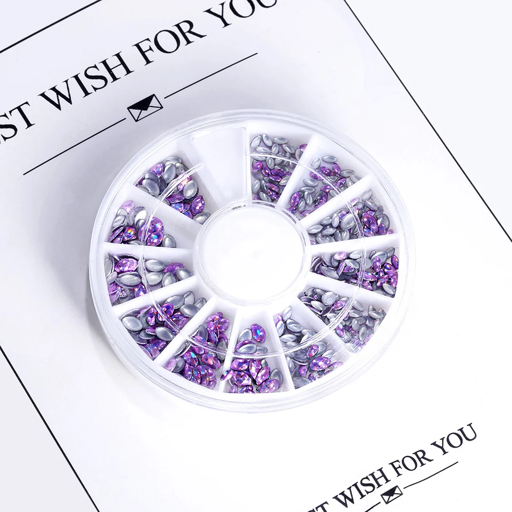 Holographic Rivet Nail Studs 3D Nail Art Decoration Rhinestone Marquis 3 Mixed Accessories in Wheel for DIY Nail art rivets
Holographic Rivet Nail Studs 3D Nail Art Decoration Rhinestone Marquis 3 Mixed Accessories in Wheel for DIY Nail art rivets
