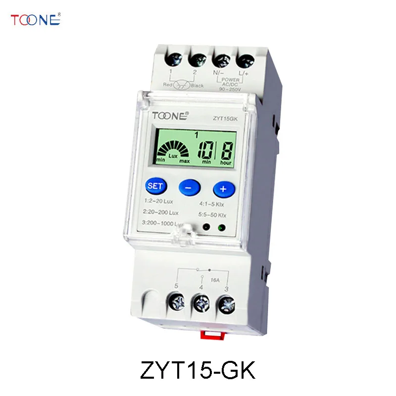 ZYT15-GK Intelligent Light Control Switch Street Light Controller With Optical Probe
ZYT15-GK Intelligent Light Control Switch Street Light Controller With Optical Probe