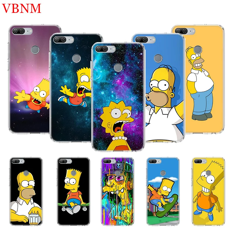 Фото Силиконовый чехол для телефона Bart Simpson Fantasy на заказ huawei Honor 8A 8S 7S 6X7X8X7 8 7A Pro MAX 9 10 Lite