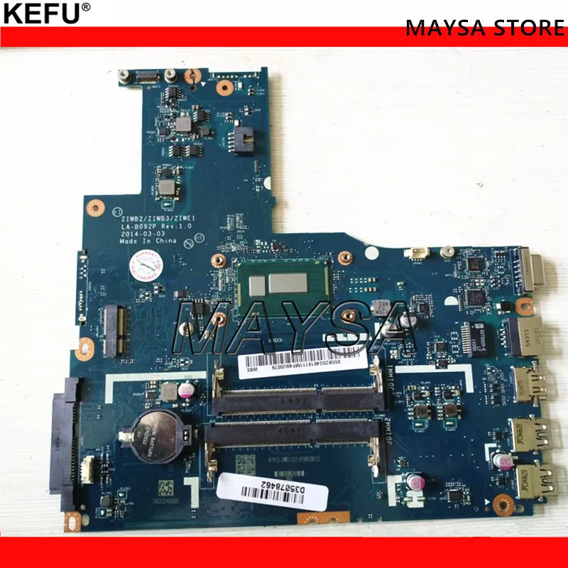 Материнская плата для Lenovo высокое качество материнская ноутбука ZIWB2 ZIWB3 ZIWE1 3205 UCPU
