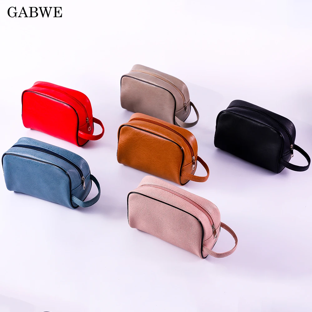 GABWE Women Makeup Bag Portable PU Leather Cosmetic Cases Beauty Toiletry Pouch Female Organizer Travel Bags Maquiagem Neceser
GABWE Women Makeup Bag Portable PU Leather Cosmetic Cases Beauty Toiletry Pouch Female Organizer Travel Bags Maquiagem Neceser