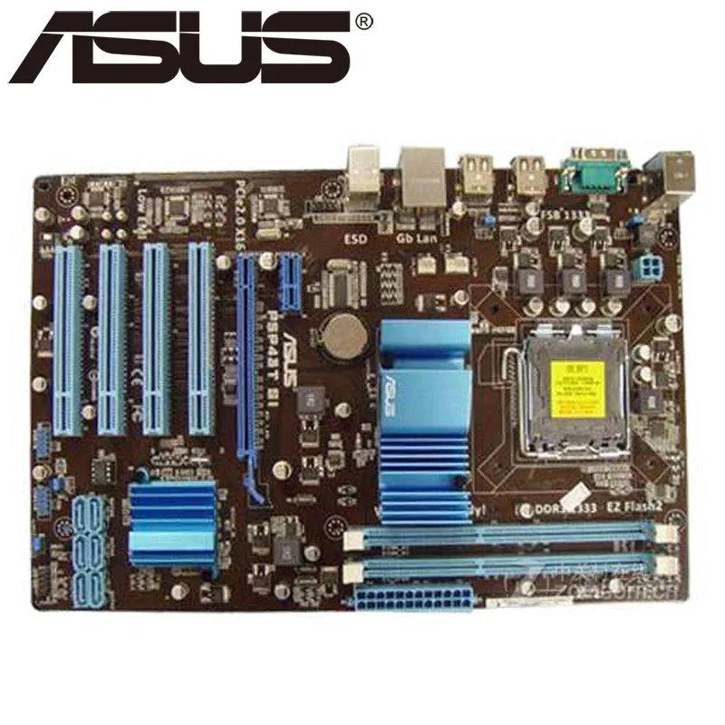 Asus P5P43T SI Desktop Motherboard P43 Socket LGA 775 Q8200 Q8300 DDR3 16G ATX UEFI BIOS Original Used Mainboard On Sale
Asus P5P43T SI Desktop Motherboard P43 Socket LGA 775 Q8200 Q8300 DDR3 16G ATX UEFI BIOS Original Used Mainboard On Sale