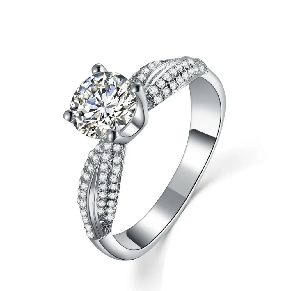 Sterling Silver Luxury Ring Wedding Jewelry Manual Micro Paved Ring 2Ct NSCD Diamond Ring for Women Engagement Fiancee Jewelry
Sterling Silver Luxury Ring Wedding Jewelry Manual Micro Paved Ring 2Ct NSCD Diamond Ring for Women Engagement Fiancee Jewelry