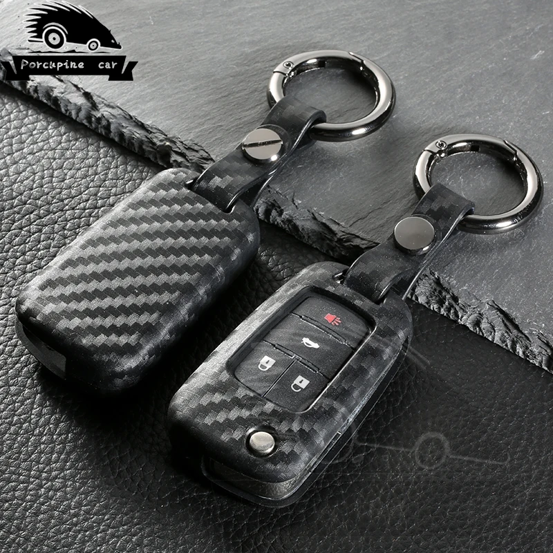 Carbon Fiber Silica gel Car Remote Flip Key Case Cover for Chevrolet Spark Aveo Malibu Cruze Volt Camaro Equinox Sonic Buick
Carbon Fiber Silica gel Car Remote Flip Key Case Cover for Chevrolet Spark Aveo Malibu Cruze Volt Camaro Equinox Sonic Buick