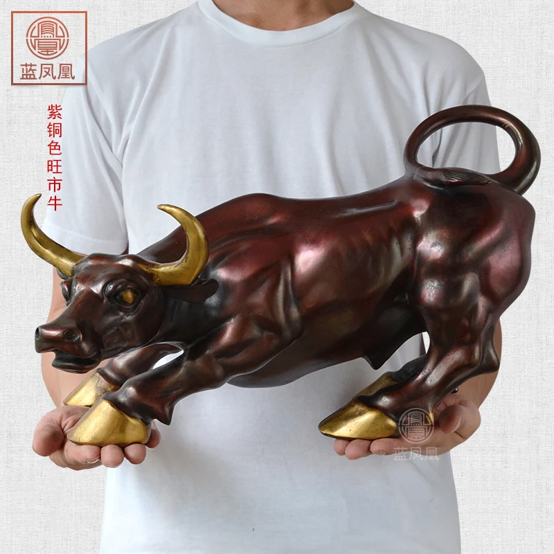 40CM LARGE # Office home-efficacious Talisman Money Drawing COW Business stock-market BRONZE Charging bull Mascot statue
40CM LARGE # Office home-efficacious Talisman Money Drawing COW Business stock-market BRONZE Charging bull Mascot statue