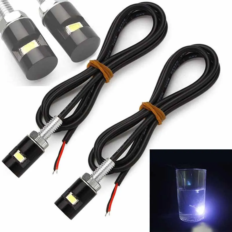 JX-LCLYL 2pcs 12V LED Motorcycle Car License Plate Screw Bolt Light Lamp Bulb Black
JX-LCLYL 2pcs 12V LED Motorcycle Car License Plate Screw Bolt Light Lamp Bulb Black