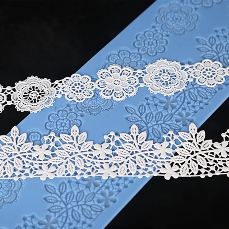 Flowers Leaves Border Mould Lace Mat Silicone Mold Fondant Cake Decorating Tool Chocolate Gumpastes Sugarcraft Forms Bakeware
Flowers Leaves Border Mould Lace Mat Silicone Mold Fondant Cake Decorating Tool Chocolate Gumpastes Sugarcraft Forms Bakeware