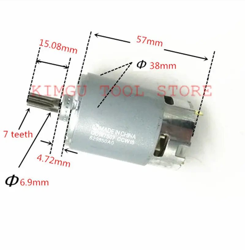 7 Teeth Motor 10.8V 12V Motor for MOSTA LT10SE LT12SE3 BOSCH MAKITA METABO Milwaukee HITACHI Drill Driver Screwdriver
7 Teeth Motor 10.8V 12V Motor for MOSTA LT10SE LT12SE3 BOSCH MAKITA METABO Milwaukee HITACHI Drill Driver Screwdriver