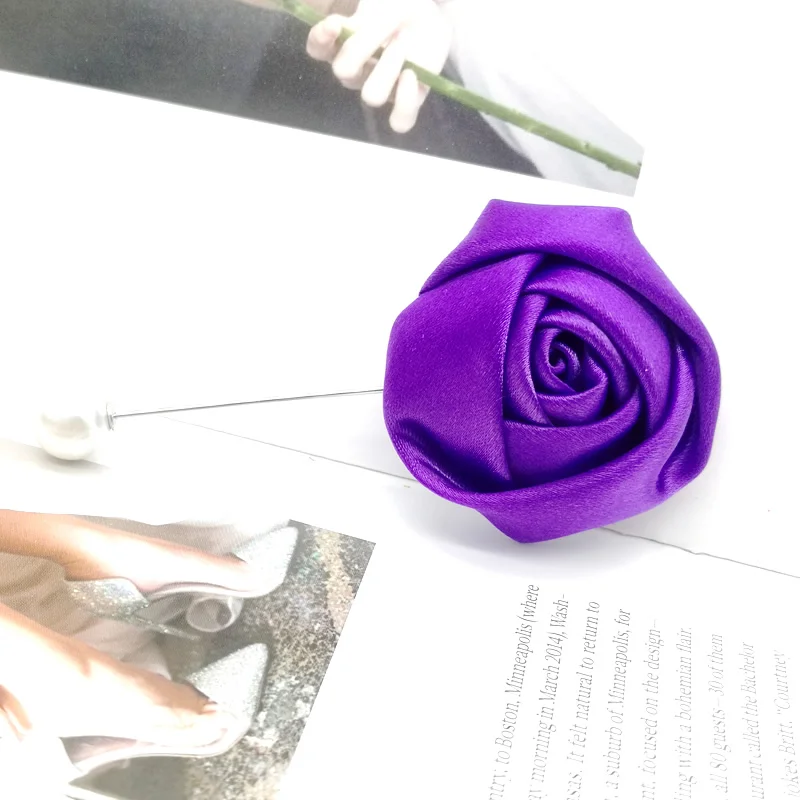 5pcs Purple Satin Rose Handmade Flower Brooch Pin Wedding Party Favor Gifts For Guests Bridesmaid Best Man Groomsman
5pcs Purple Satin Rose Handmade Flower Brooch Pin Wedding Party Favor Gifts For Guests Bridesmaid Best Man Groomsman