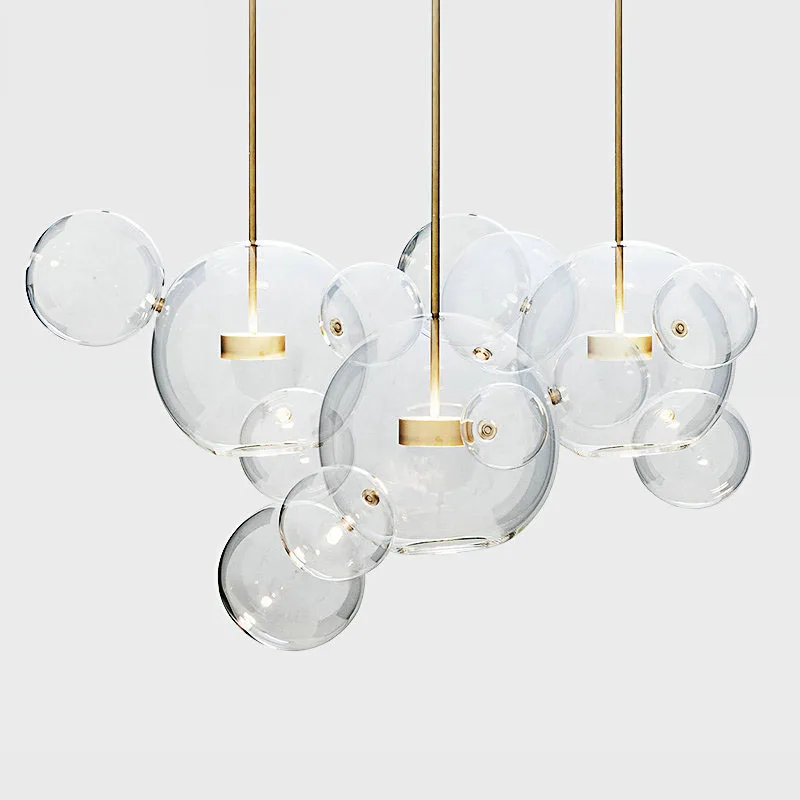 Glass Bubble Ball Modern LED Chandelier Nordic Decor Glass Sphere Chandelier Dining Room Bedroom Kitchen Island Restaurant Lamp
Glass Bubble Ball Modern LED Chandelier Nordic Decor Glass Sphere Chandelier Dining Room Bedroom Kitchen Island Restaurant Lamp