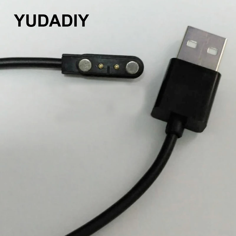 Smart Watch or Juicer charging Cable Magnet Suction 2-pin 4mm USB interface Emergency backup chargers For VIBE 3 HR/LEM W26
Smart Watch or Juicer charging Cable Magnet Suction 2-pin 4mm USB interface Emergency backup chargers For VIBE 3 HR/LEM W26