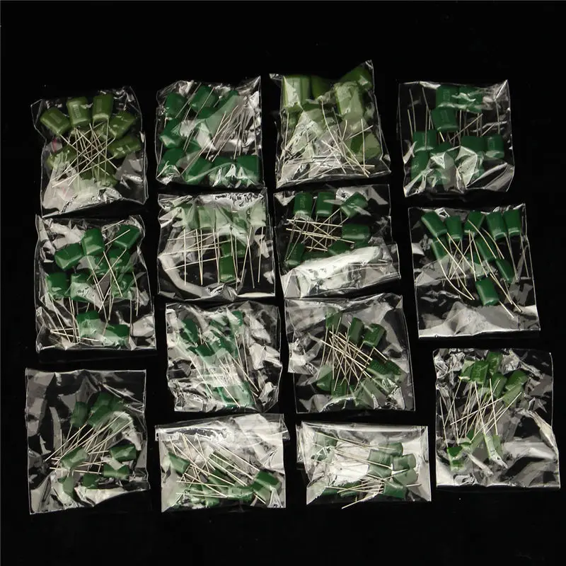High precision 14value x 10pcs 630V Polyester Capacitor assorted Kit (2J102J-2J683J) Durable and easy to install
High precision 14value x 10pcs 630V Polyester Capacitor assorted Kit (2J102J-2J683J) Durable and easy to install