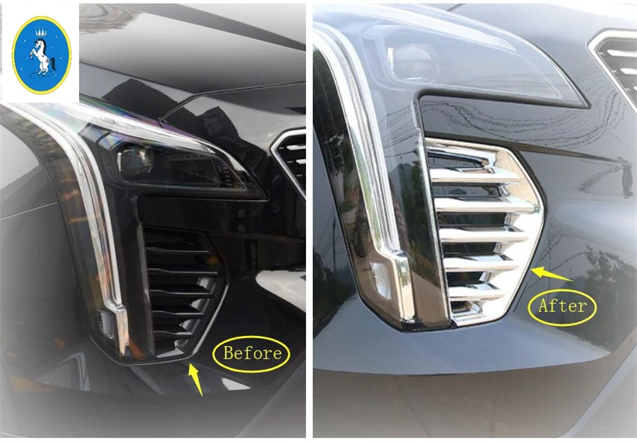 Yimaautotrims Auto Accessory Front Head Fog Lights Lamp Frame Cover Trim 2 Pcs ABS Fit For Cadillac XT4 2019 2020 2021
Yimaautotrims Auto Accessory Front Head Fog Lights Lamp Frame Cover Trim 2 Pcs ABS Fit For Cadillac XT4 2019 2020 2021