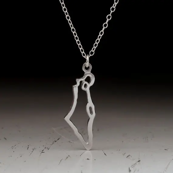 Outline Israel Country Necklace Minimalist Holy land Pride Jewish Judaica Charm Geography Map Necklace Jewelry
Outline Israel Country Necklace Minimalist Holy land Pride Jewish Judaica Charm Geography Map Necklace Jewelry
