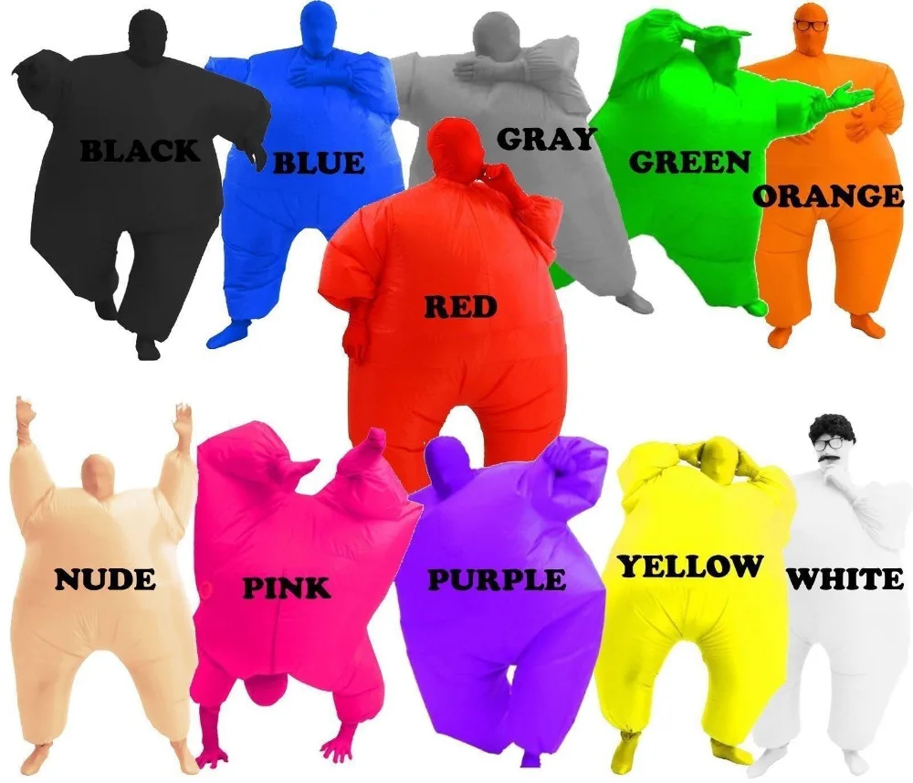 Chub Suit Inflatable Blow Up Chubsuit Various Color Costume Jumpsuit Halloween Carnival
Chub Suit Inflatable Blow Up Chubsuit Various Color Costume Jumpsuit Halloween Carnival