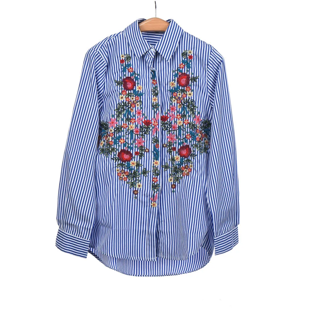 spring Summer Lace Shirt Slim Office Sexy mesh Long Sleeve Blouse Stripe Embroidery Floral Shirts Stand Collar Y513
spring Summer Lace Shirt Slim Office Sexy mesh Long Sleeve Blouse Stripe Embroidery Floral Shirts Stand Collar Y513