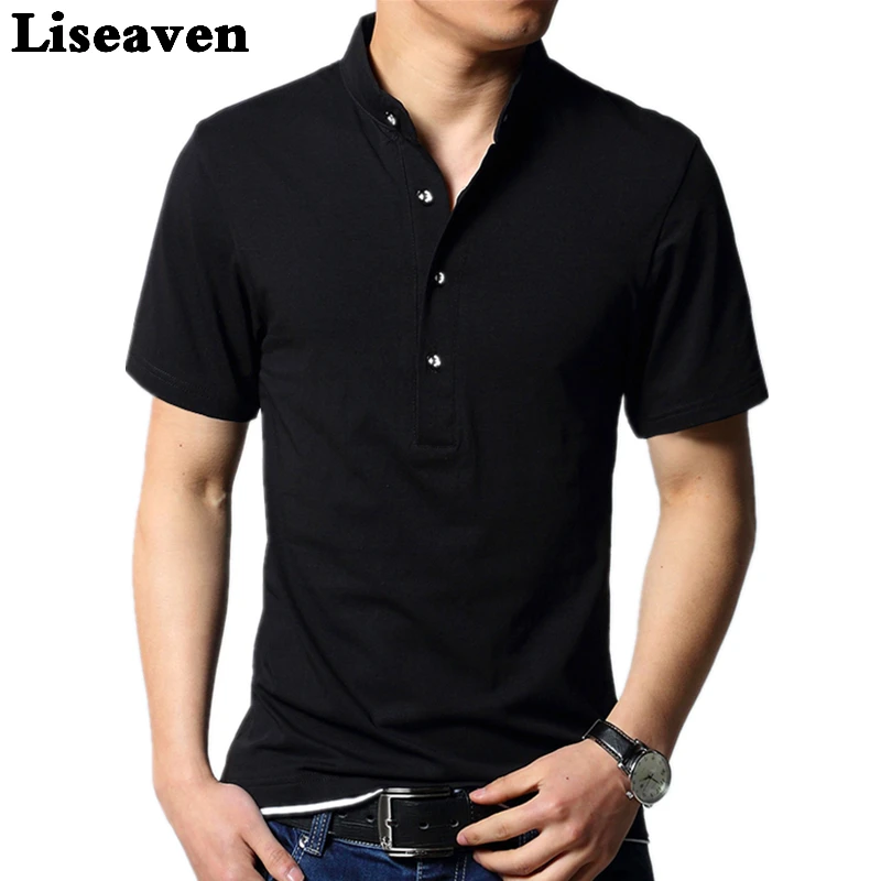 Liseaven Men Short Sleeve Polo Shirt Black Camisa Cotton PoloShirt Brand Men Tops & Tees Clothing
Liseaven Men Short Sleeve Polo Shirt Black Camisa Cotton PoloShirt Brand Men Tops & Tees Clothing
