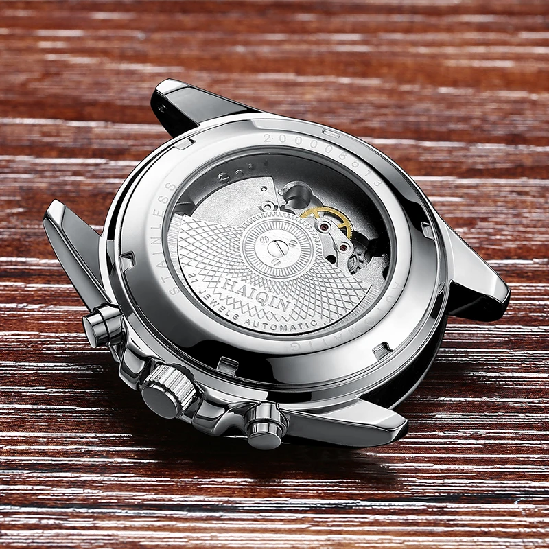 HAIQNI Men's Watches Top Luxury Gold Mechanical Watch 2019 New Men's Fashion / Sports / Waterproof / Stainless Steel / Watch Men
HAIQNI Men's Watches Top Luxury Gold Mechanical Watch 2019 New Men's Fashion / Sports / Waterproof / Stainless Steel / Watch Men