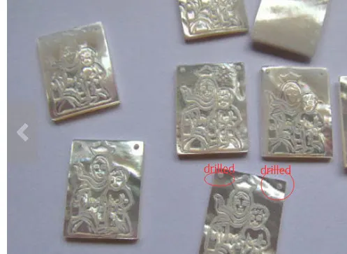 Двойной Пробурено 25 шт. 8charm11-15charm20mm Подлинной СС Оболочки, резные Прямоугольник Ablong Девственница Иисус Белый Ювелирные Изделия Бисером
Двойной Пробурено 25 шт. 8charm11-15charm20mm Подлинной СС Оболочки, резные Прямоугольник Ablong Девственница Иисус Белый Ювелирные Изделия Бисером