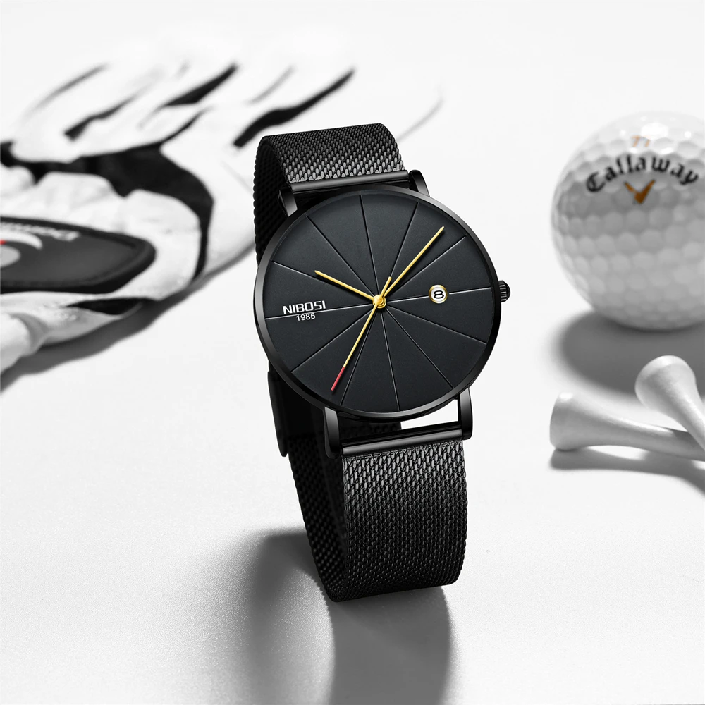 Relogio Masculino NIBOSI простые мужские часы Топ бренд класса люкс Мужские кварцевые