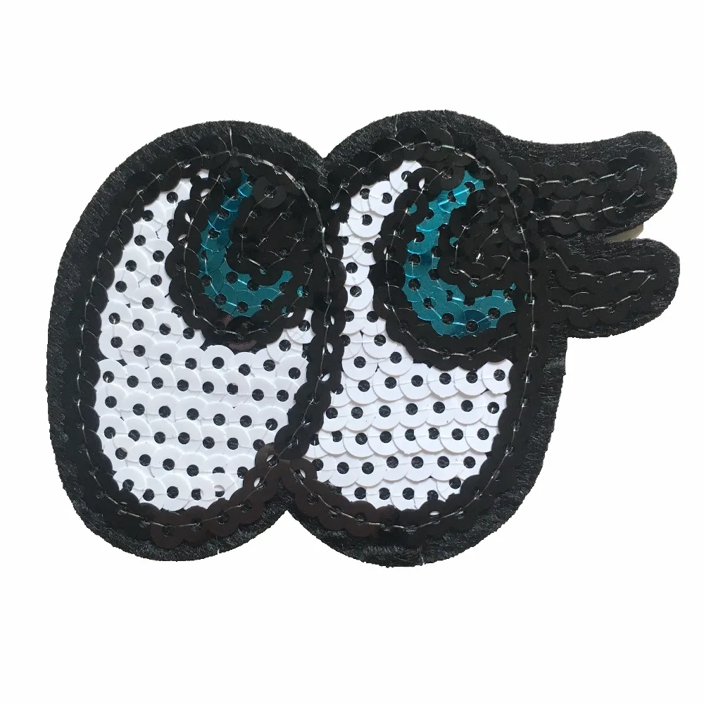 10 Pieces/lot 8.2 x 5.8 cm Blue Eye Sequined Patches for Clothes Iron on Sequins Eyeball Patch Stickers DIY Decoration Appliques
10 Pieces/lot 8.2 x 5.8 cm Blue Eye Sequined Patches for Clothes Iron on Sequins Eyeball Patch Stickers DIY Decoration Appliques