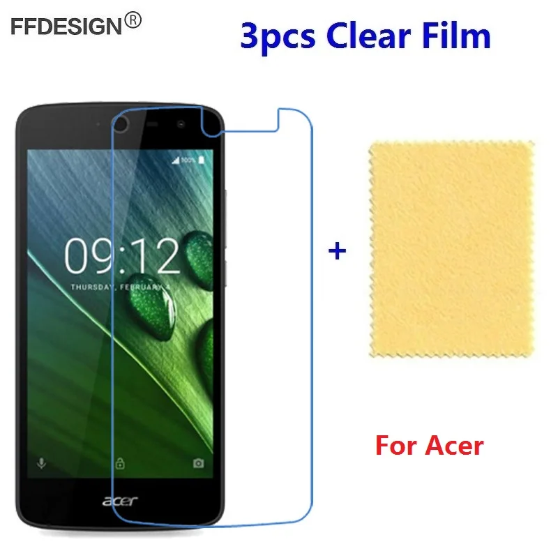 Прозрачная защитная пленка для Acer Liquid Zest Z525 Z500 Z5 Z150 E700 E3 3 шт.|Защитные стёкла и