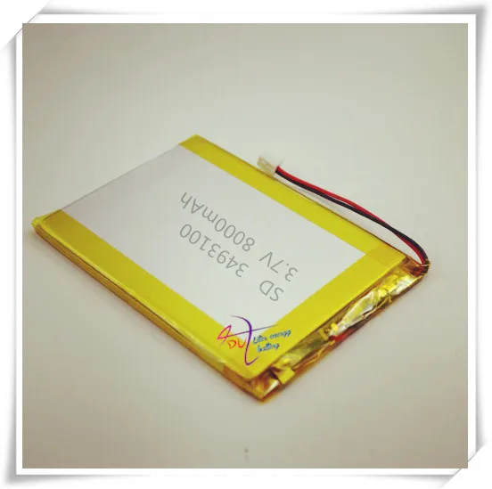 XHR-2P 2.54 8000mAh 3.7V 3493100 3595100 capacity polymer lithium ion battery Tablet PC
XHR-2P 2.54 8000mAh 3.7V 3493100 3595100 capacity polymer lithium ion battery Tablet PC