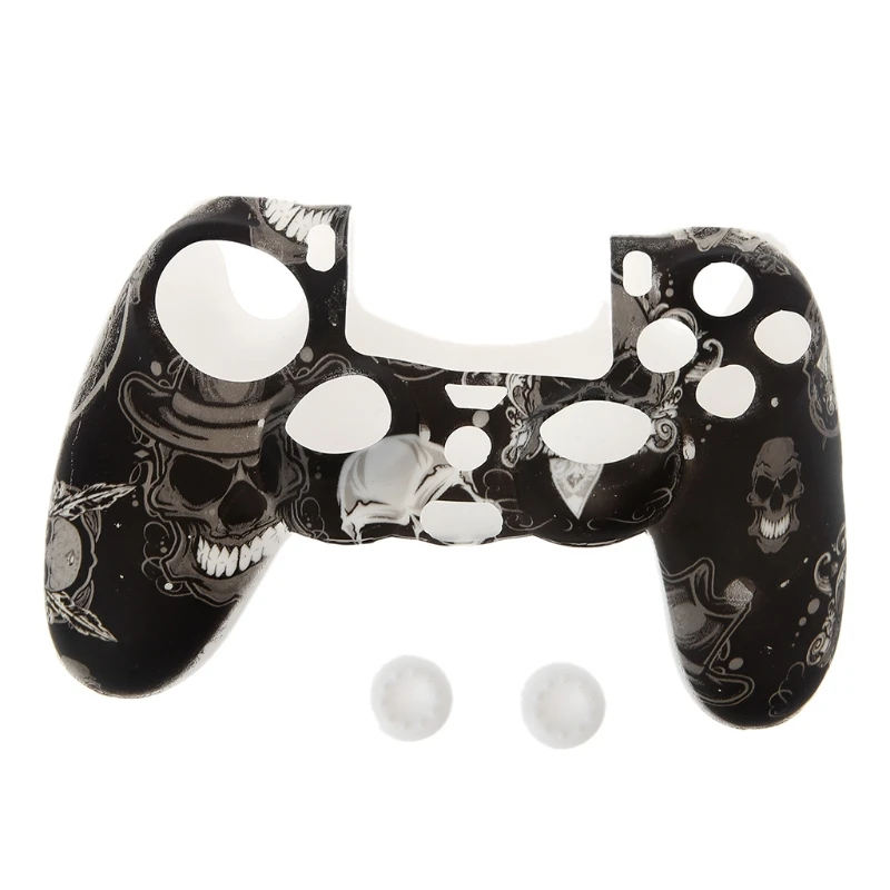 Силиконовый защитный чехол для контроллера геймпада + 2 крышки PS4|Джойстики| |