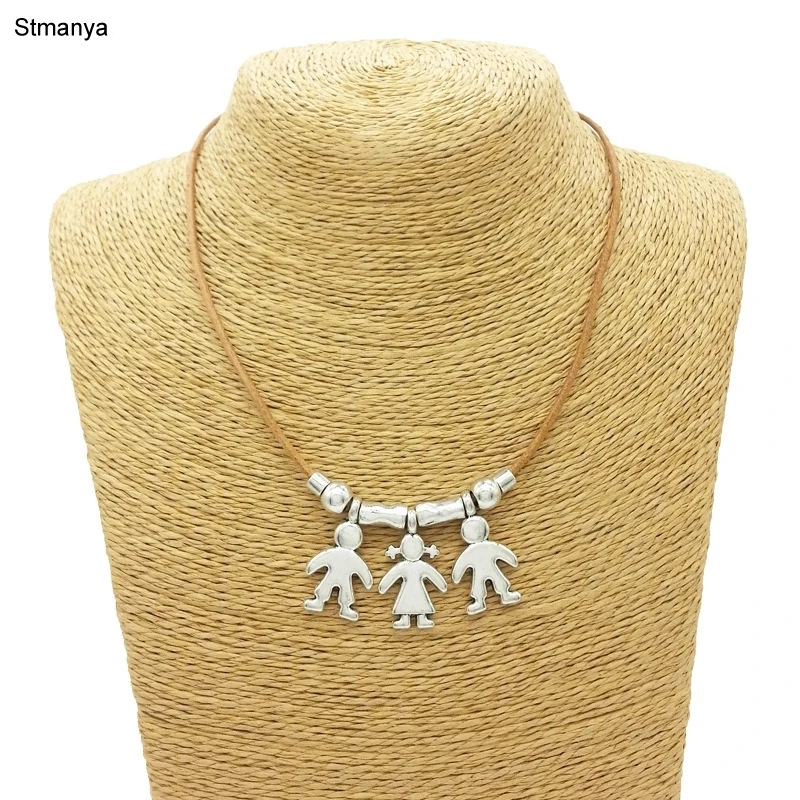 Hot Fashion Women Necklace Cute boy girl necklace son and daughter Party Gift Jewelrty N1137
Hot Fashion Women Necklace Cute boy girl necklace son and daughter Party Gift Jewelrty N1137
