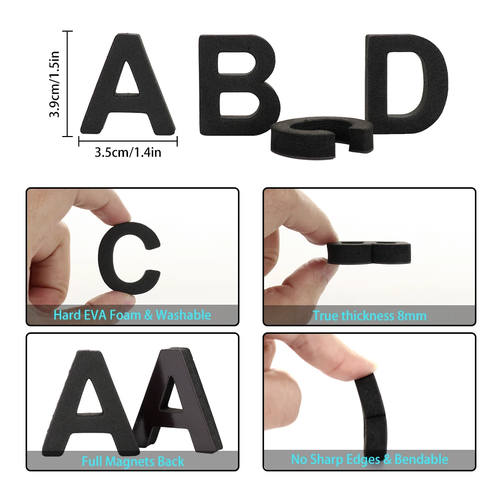 124 Pcs Fridge Magnetic Letters Gift Set Alphabet Magnets with Carry Box Educational Early Childhood Toys EVA Foam
124 Pcs Fridge Magnetic Letters Gift Set Alphabet Magnets with Carry Box Educational Early Childhood Toys EVA Foam