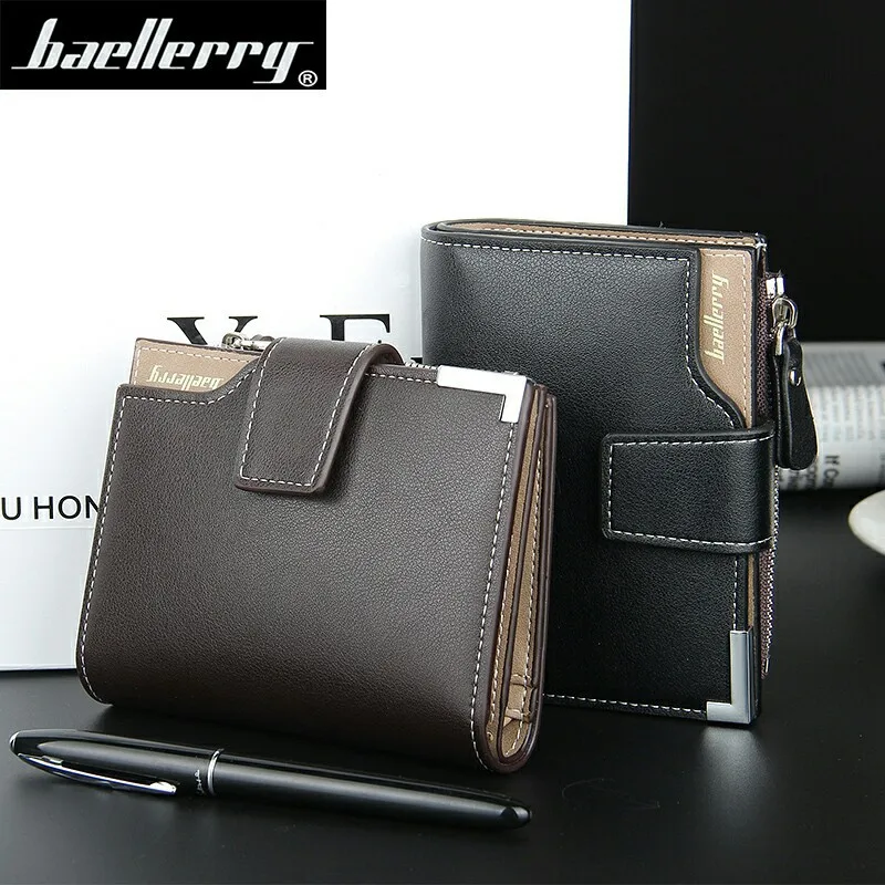 New Arrival Leather Wallets Men High Capacity Hasp Zipper Business Short Purses Male Money Bags Credit Card Holder Clutch Wallet
New Arrival Leather Wallets Men High Capacity Hasp Zipper Business Short Purses Male Money Bags Credit Card Holder Clutch Wallet