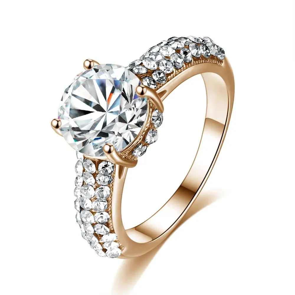 Gold Silver Color Crystal Ring AAA Cubic Zircon Stone Jewelry Accessory For Women Females Party Engagement Daily Ring Best Gift
Gold Silver Color Crystal Ring AAA Cubic Zircon Stone Jewelry Accessory For Women Females Party Engagement Daily Ring Best Gift