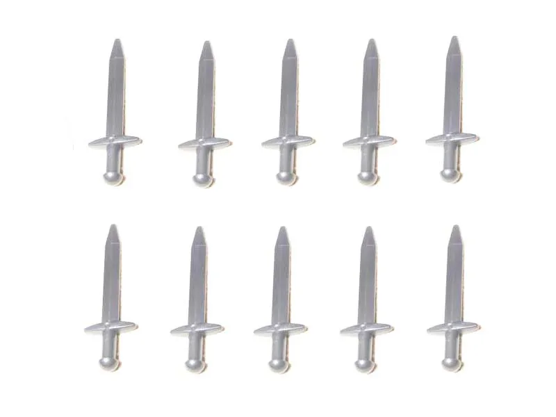Elements Brick Parts 98370 Weapon Sword, Greatsword Pointed with Thin Cross Classic Piece Building Block Toy Accessory Bricklink
Elements Brick Parts 98370 Weapon Sword, Greatsword Pointed with Thin Cross Classic Piece Building Block Toy Accessory Bricklink