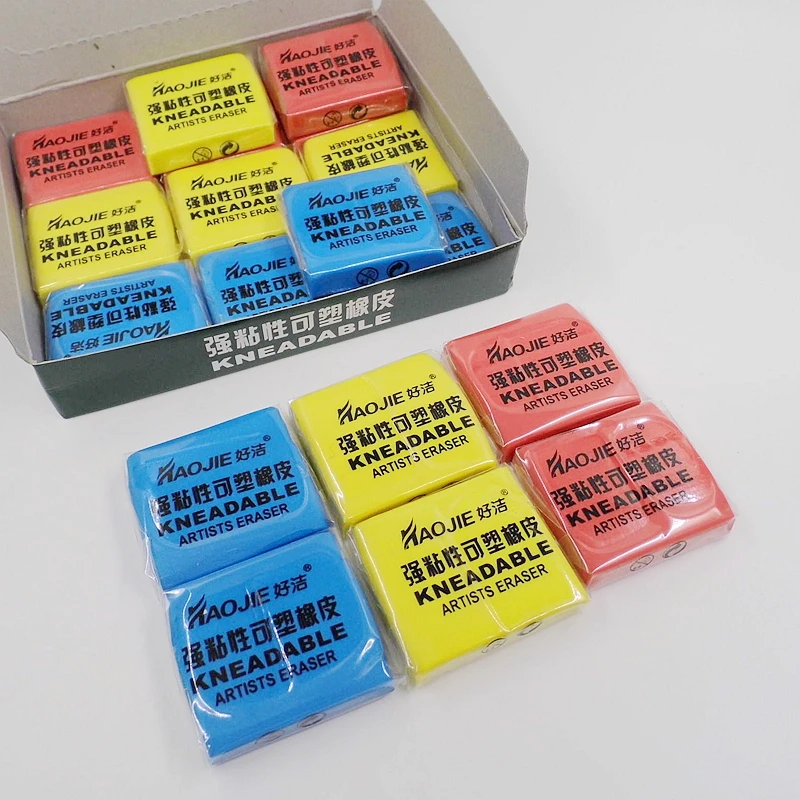 (18 Pieces/Lot) ART Drawing Supplies Kneadable Eraser Soft Pencil Rubber Erasers For Sketch Correction HJ-6651
(18 Pieces/Lot) ART Drawing Supplies Kneadable Eraser Soft Pencil Rubber Erasers For Sketch Correction HJ-6651