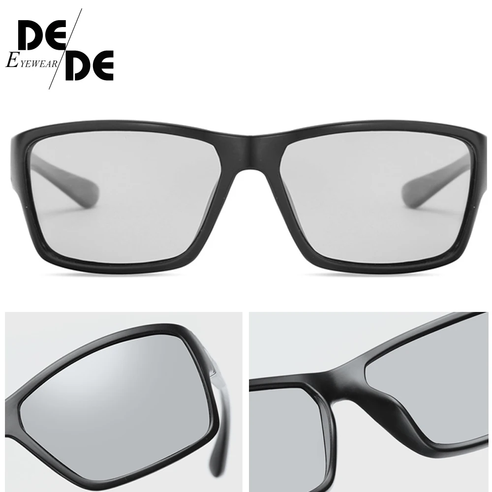 Brand Polarized Photochromic Sunglasses Unisex Lens Eyewear Square Men Women Classic Anti Glare Glasses Fashion Goggles
Brand Polarized Photochromic Sunglasses Unisex Lens Eyewear Square Men Women Classic Anti Glare Glasses Fashion Goggles