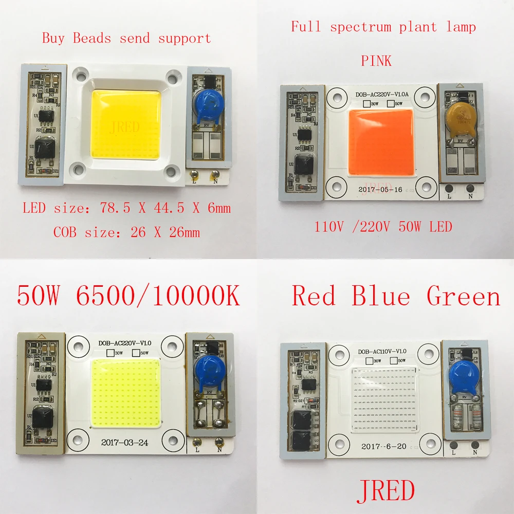 1PCS 50W AC110V 220V COB LED High voltage drive light source High-quality series Floodlight light source DIY Light LED
1PCS 50W AC110V 220V COB LED High voltage drive light source High-quality series Floodlight light source DIY Light LED