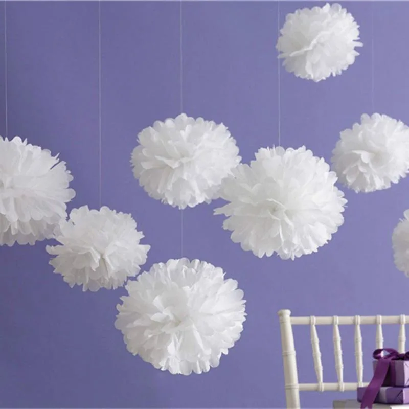 5PCS Handmade 6''(15CM) Tissue Paper Pom Poms Paper Flower Ball For Home Garden Party Wedding Birthday&Wedding Car Decoration
5PCS Handmade 6''(15CM) Tissue Paper Pom Poms Paper Flower Ball For Home Garden Party Wedding Birthday&Wedding Car Decoration