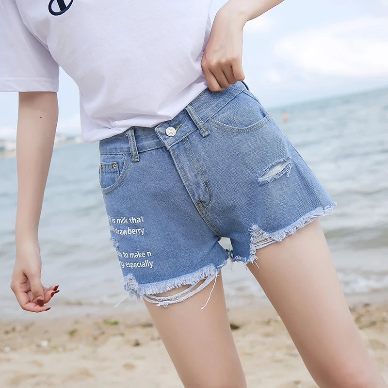 light color high waist denim shorts feminino summer hot shorts beach booty mini sexy shorts women
light color high waist denim shorts feminino summer hot shorts beach booty mini sexy shorts women