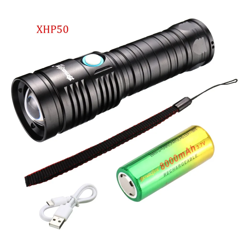 Powerful Flashlight 40000 lumens xhp50.2 usb charging Zoom xhp50 led torch 26650 Battery Rechargeable hunting light
Powerful Flashlight 40000 lumens xhp50.2 usb charging Zoom xhp50 led torch 26650 Battery Rechargeable hunting light