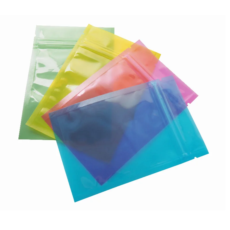8x12cm 100pcs Colorful Flat Plastic Ziplock Gift Bag Transparent Poly Small Zip Lock Pouches Package Bags for Jewelry
8x12cm 100pcs Colorful Flat Plastic Ziplock Gift Bag Transparent Poly Small Zip Lock Pouches Package Bags for Jewelry