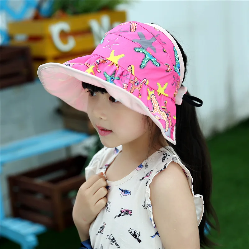 Summer Wide Brim Beach Visor Cap for Children Boys Girls Fashion Cartoon Folding Visors Sunhat Sunshade Cap for Kids GH-619
Summer Wide Brim Beach Visor Cap for Children Boys Girls Fashion Cartoon Folding Visors Sunhat Sunshade Cap for Kids GH-619