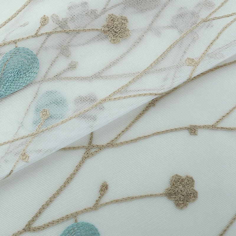 Korean Embroidered Flower Tulle Curtains for Bedroom Window White Sheer Curtains for Living The Kitchen Voile Fabric for Curtain
Korean Embroidered Flower Tulle Curtains for Bedroom Window White Sheer Curtains for Living The Kitchen Voile Fabric for Curtain