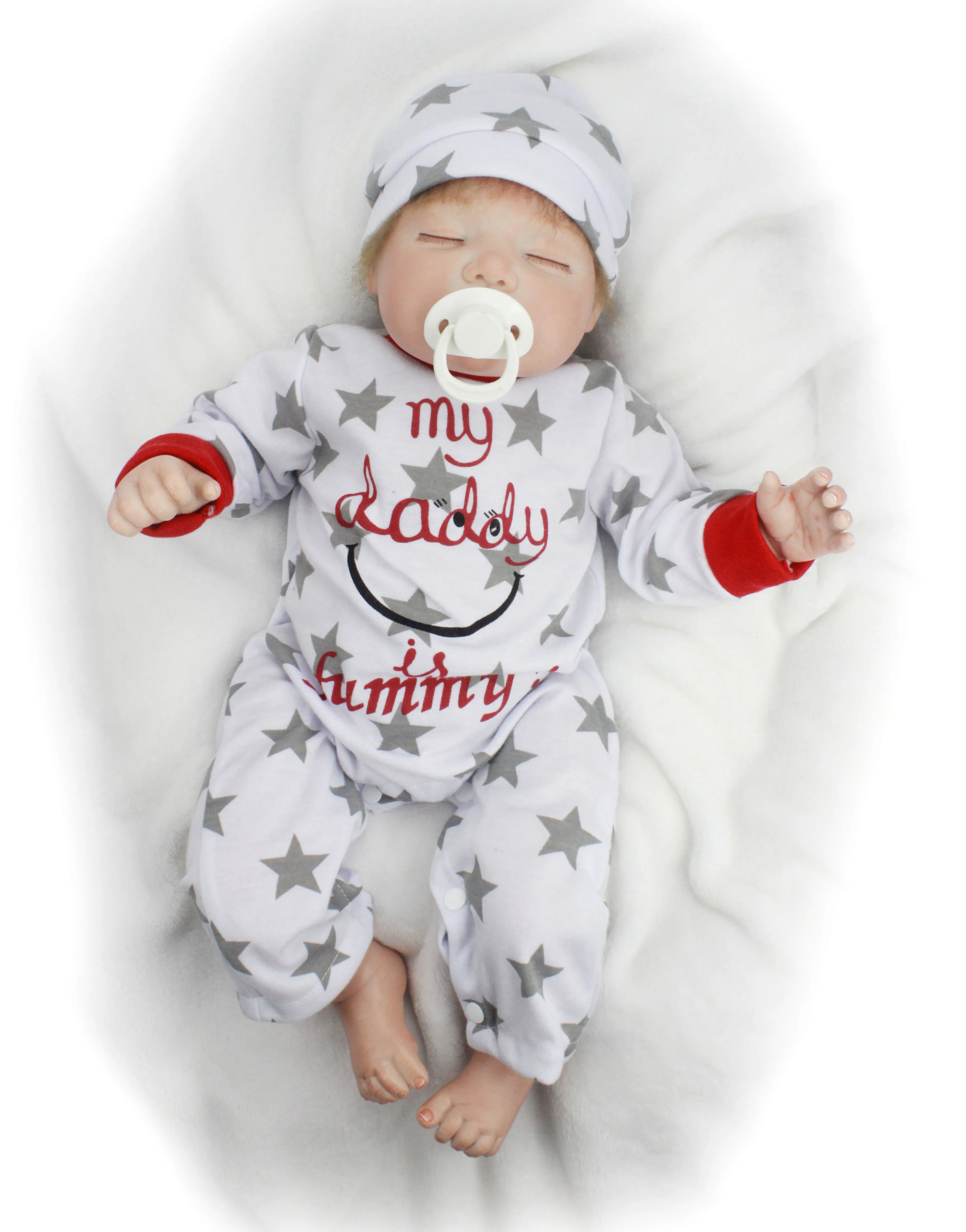 20 Inch 50cm Soft Silicone Handmade Reborn Baby Girl Dolls Realistic Looking Newborn Baby Doll Toddler Cute Birthday Gift
20 Inch 50cm Soft Silicone Handmade Reborn Baby Girl Dolls Realistic Looking Newborn Baby Doll Toddler Cute Birthday Gift