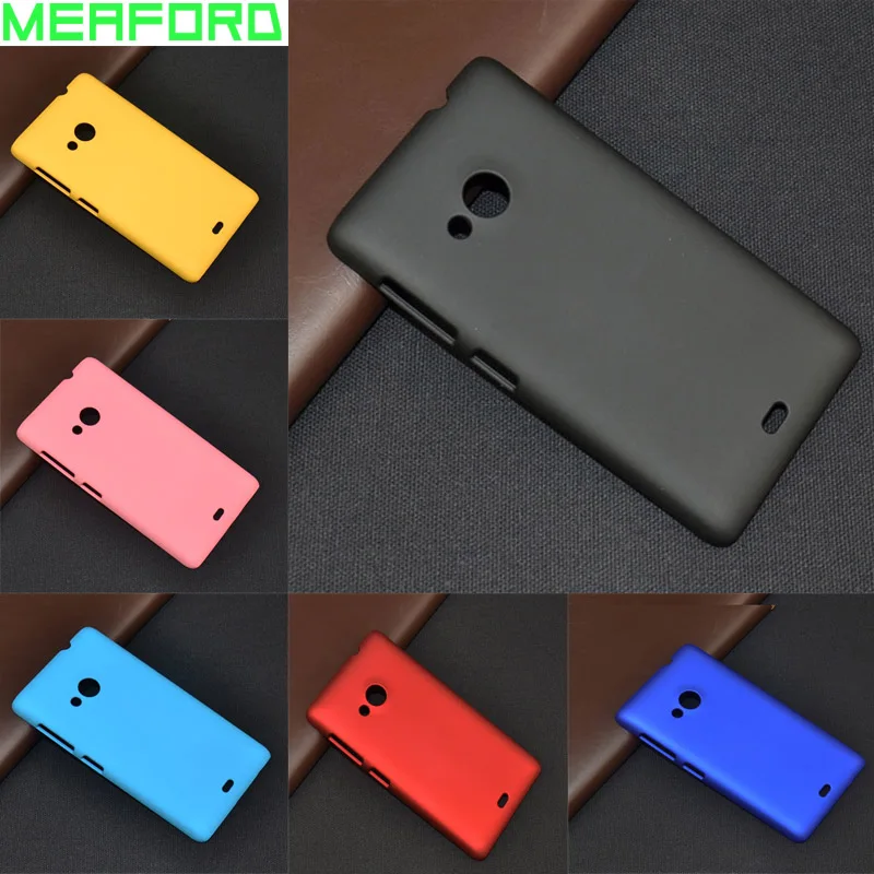 Чехол для Microsoft Lumia 535 матовый ультра тонкий резиновый твердый пластиковый чехол