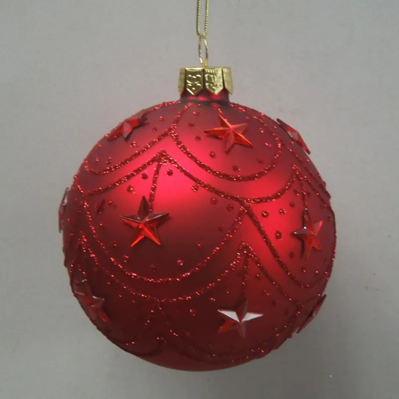 12pcs/pack Diameter=8cm Small Size Happy Red Handmade Glass Ball Christmas Day Home Decoration Festival Friend Gift Wedding Prop
12pcs/pack Diameter=8cm Small Size Happy Red Handmade Glass Ball Christmas Day Home Decoration Festival Friend Gift Wedding Prop