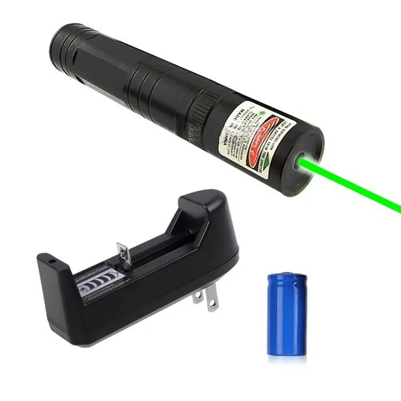 

Hot Sale Laser Pointer Pen 3in1 5mw 532nm Green Laser Pointer Pen Lazer Beam Light + 16340 Battery + Charger