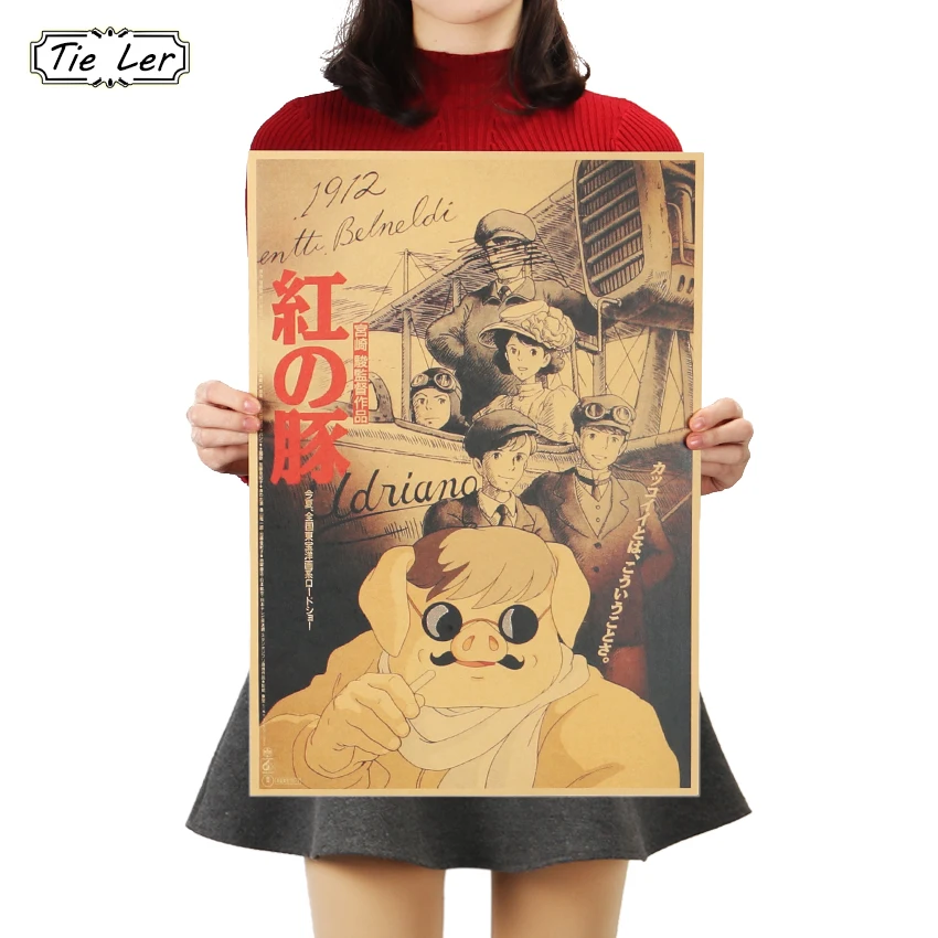 TIE LER Classic Cartoon Movie Kraft Paper Poster Decoration Painting Wall Stickers Kids Rooms Decoration 36 X 51.5cm
TIE LER Classic Cartoon Movie Kraft Paper Poster Decoration Painting Wall Stickers Kids Rooms Decoration 36 X 51.5cm