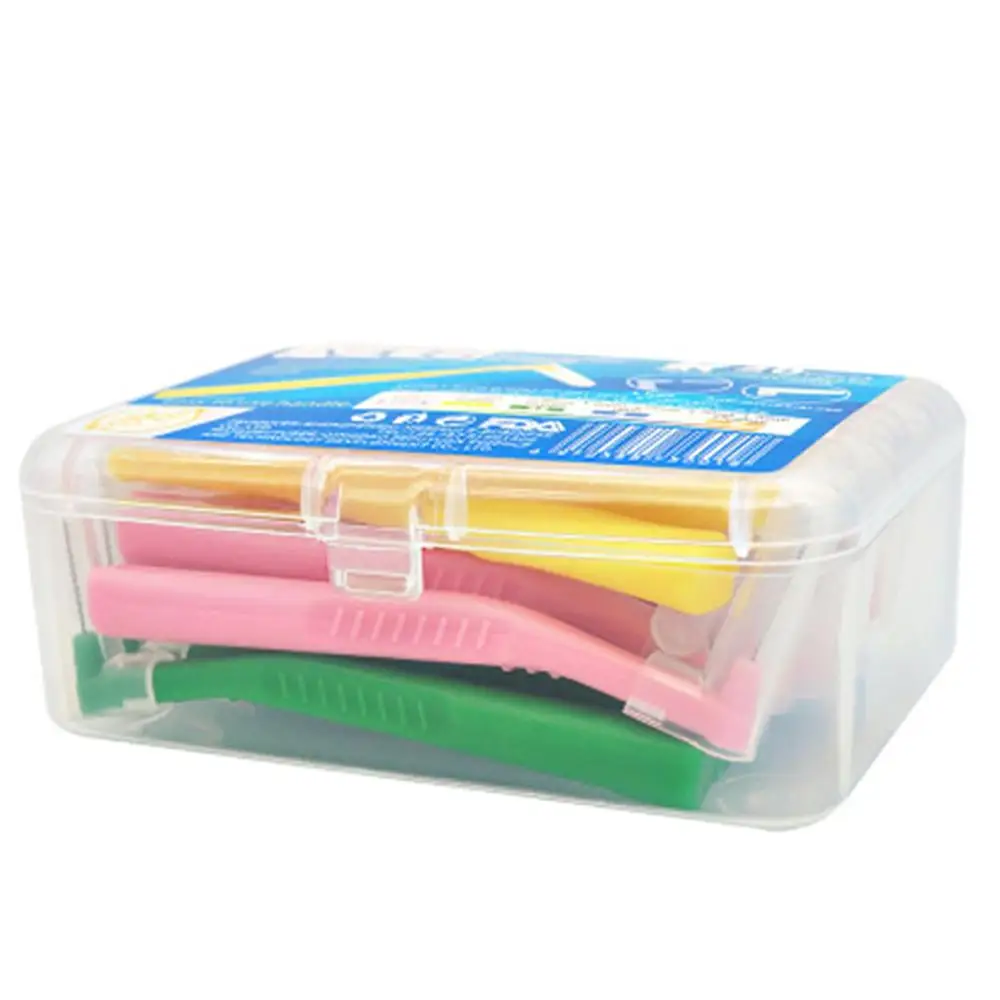 L Shape Push-Pull Interdental Brush 20Pcs/box Dental Tooth Pick Tooth Orthodontic Toothpick ToothBrush Oral Care Tooth Whitening
L Shape Push-Pull Interdental Brush 20Pcs/box Dental Tooth Pick Tooth Orthodontic Toothpick ToothBrush Oral Care Tooth Whitening